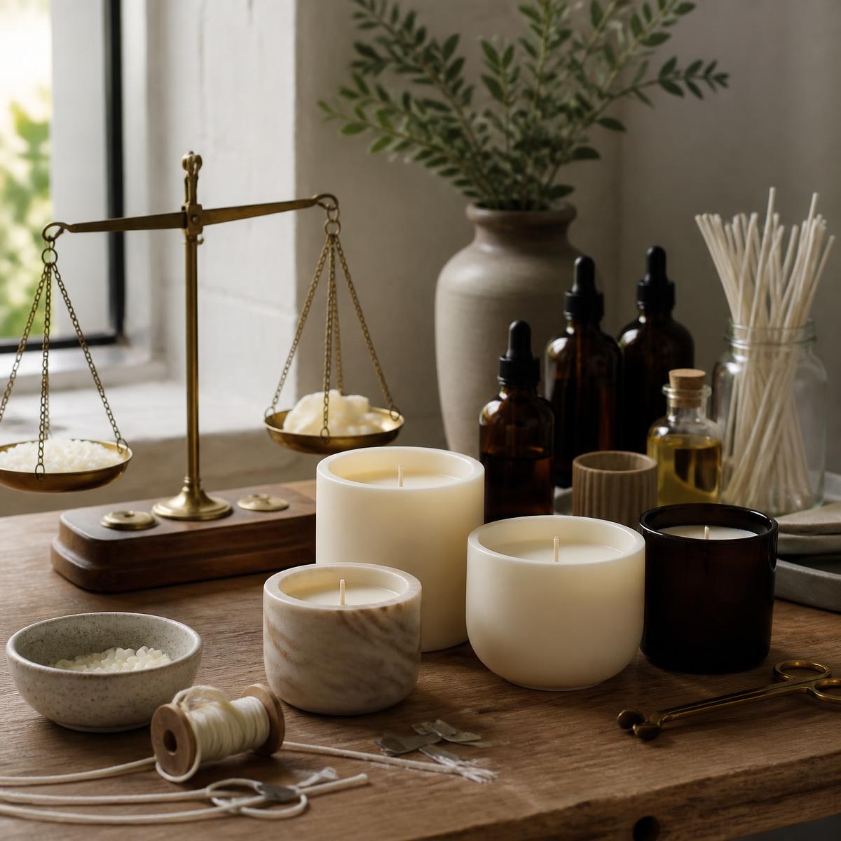 POTIL candles and diffusers styled in the home